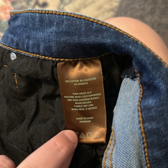 Kut from the Kloth Mid Rise Boyfriend Jeans Size 16 - Picture 6 of 7